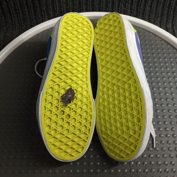 Vans Old Skool Neon Color Block Women 5.5 Skate Sneaker - Picture 4 of 6